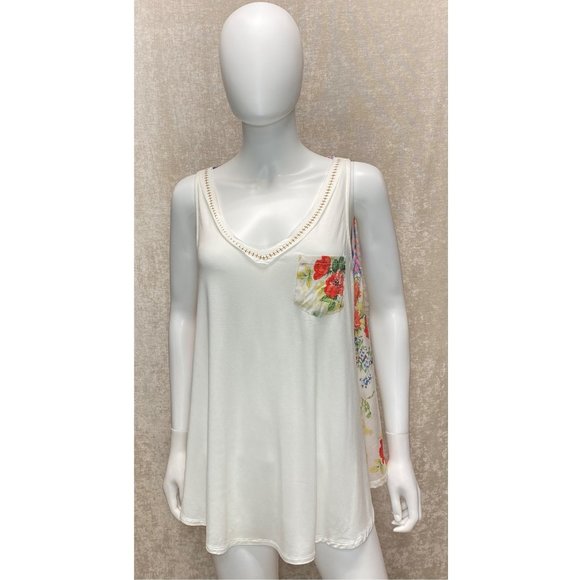 Aratta Sun Rays Tank • Small NWT • Floral Shirt - Picture 3 of 7
